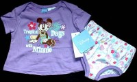 Outlet - fialový letní komplet s Minnie zn. Disney