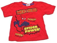 Červené tričko se Spider-manem 