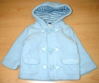 Světlemodrý fleecový zimní kabátek s kapucí zn. M&Co