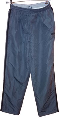 Pánské šedé šusťákové kalhoty s pruhy zn. Lonsdale