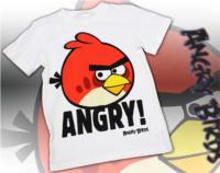 Nové - Bílé tričko s Angry Birds zn. H&M 