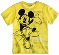 Nové - Žluté tričko s Mickeym zn. Disney 
