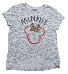 Světlešedé tričko s leopardím vzorem a Minnie M&Co.