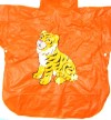 Oranžová pláštenka s kapucí a tygříkem