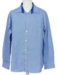 Pánská modro-tmavomodrá kostkovaná košile Reward vel. 45-46