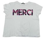 Dívčí trička s krátkým rukávem velikost 152, M&Co.