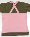 Růžovo-hnědé triko s obrázkem zn. C&A