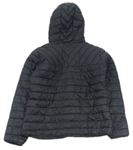 Černá prošívaná šusťáková zateplená bunda s kapucí zn. New Look