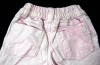 Růžové manžestrové kalhoty s kytičkami a flitříky zn. Early Days