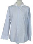 Pánská modro-bílá proužkovaná košile Blažek vel. 43