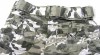 Khaki army plátěné kraťásky s kytičkami a páskem zn. Girl2Girl