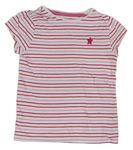 Dívčí trička s krátkým rukávem velikost 116, F&F