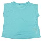 Dívčí trička s krátkým rukávem velikost 128