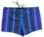 Pánské modro-fialové proužkované nohavičkové plavky Solar 