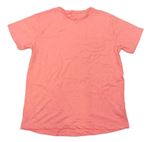 Neonově růžové melírované tričko s kapsou Next