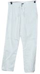 Pánské bílé lněné kalhoty H&M vel. 34R