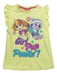 Citronové tričko - Tlapková patrola Nickelodeon