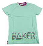 Mátové tričko s nápisem Baker