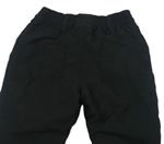 Černé šusťákové zateplené kalhoty zn. Topolino