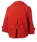 Dámský červený vlněný krátký kabát zn. Atmosphere 