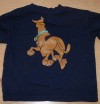 Tmavomodro-modré triko se Scoobym