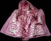 Růžový zateplený fleecový kabátek s kapucí zn. Ladybird