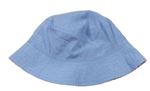 Modrý oboustranný klobouk  