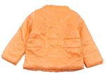 Oranžová šusťáková přechodová bunda 