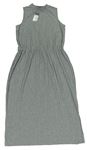 Šedé melírované plisované šaty Primark