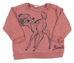 Růžová mikina s Bambim Disney