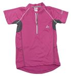 Růžovo-šedé vzorované funkční sportovní tričko Dare 2B