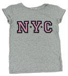 Dívčí trička s krátkým rukávem velikost 152, H&M