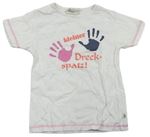 Dívčí trička s krátkým rukávem velikost 122