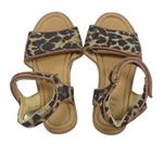 Béžovo-leopardí sandály M&S vel. 32