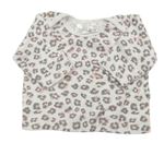 Bílé triko s leopardím vzorem Ergee