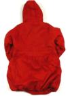 Červený šusťákový přechodový kabát s kapucí zn. TU