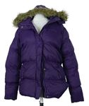 Dámská fialová šusťáková zimní funkční bunda s kapucí Mountain Warehouse 
