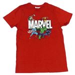 Červené tričko Avengers s logem Marvel