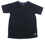 Černé sportovní tričko s potiskem H&M
