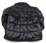 Černá pogumovaná zimní bunda s límečkem zn. Diagram