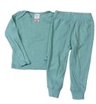 2Set - Olivové perforované spodní triko + kalhoty Baby Boden