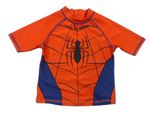 Červeno-tmavomodré UV tričko - Spider-man