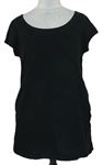 Dámské černé těhotenské tričko H&M