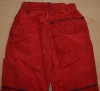 Červené šusťákové kalhoty s podšívkou zn. Navigator