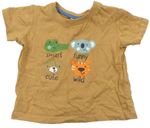 Levné chlapecká trička s krátkým rukávem velikost 74
