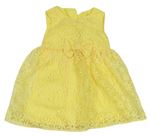Žluté šaty s kytičkami F&F