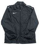 Antracitová šusťáková sportovní funkční bunda s logem Nike