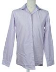 Pánská fialovo-bílá proužkovaná košile Taylor&Wright vel. 15,5