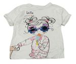Luxusní dívčí trička s krátkým rukávem velikost 104
