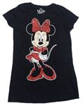 Černé tričko s Minnie Disney
